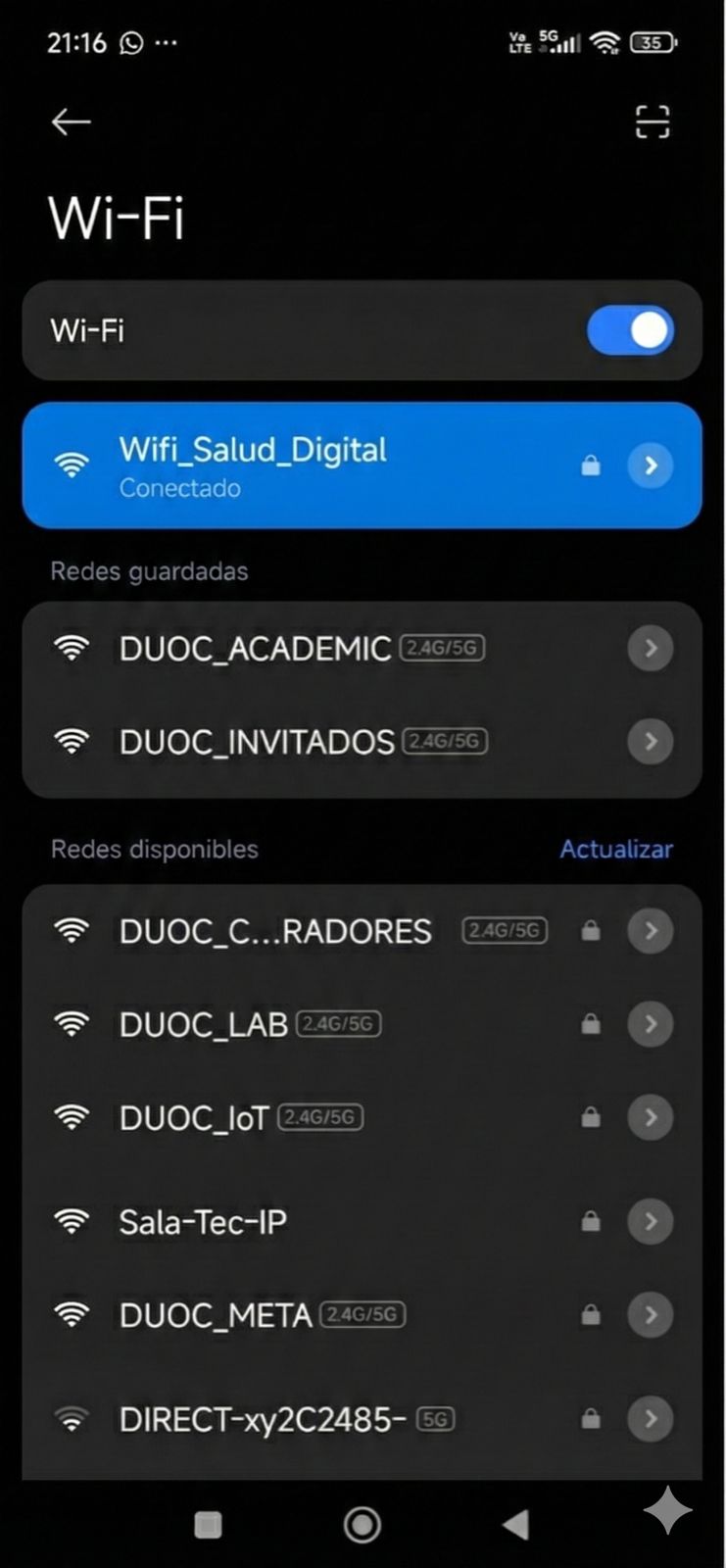 Smartphone conectado a Wifi_Salud_Digital